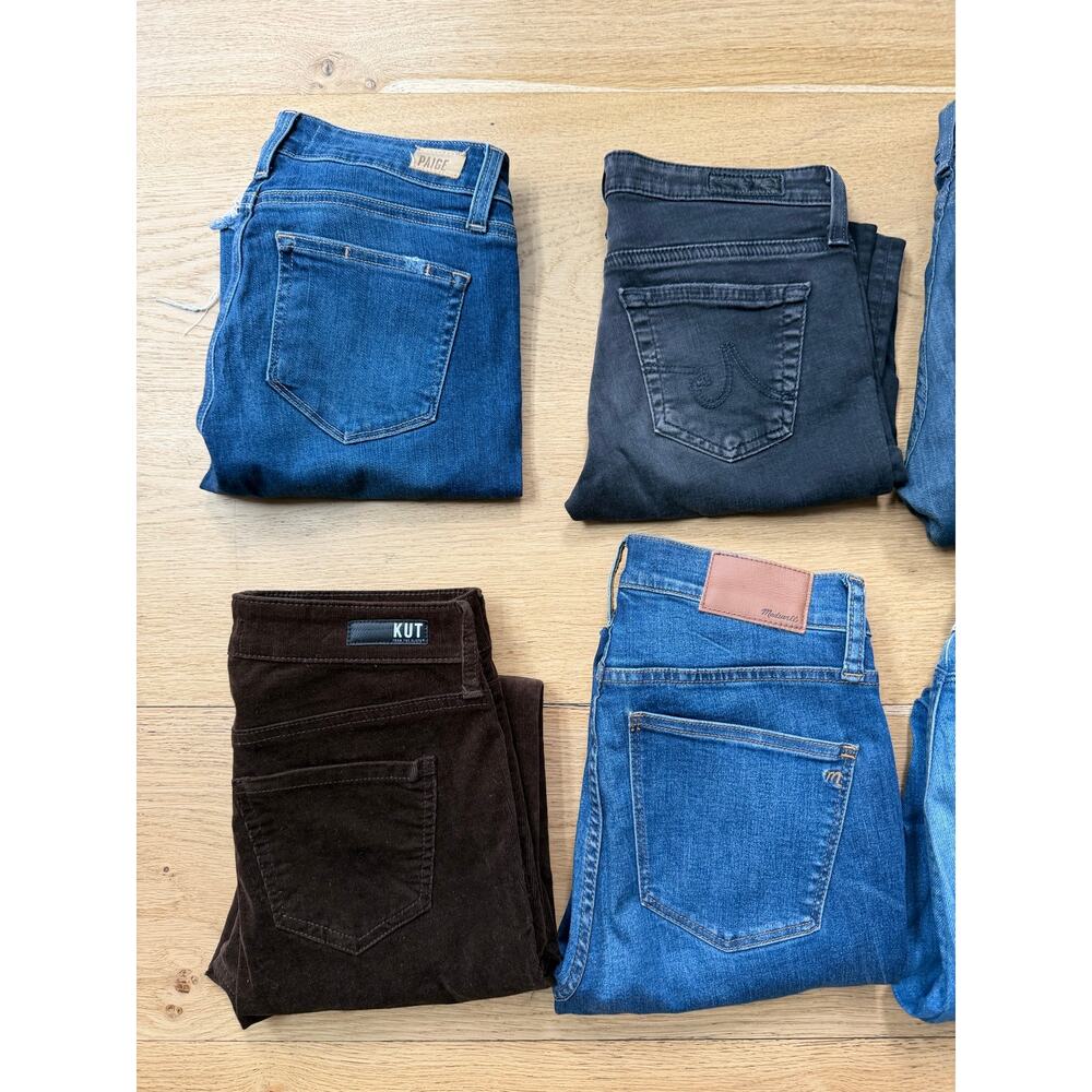 Rag & Bone, Revolve, Madewell, AG, Paige Women's Jeans/Pants Bundle Lot Size 26 - Picture 2 of 16